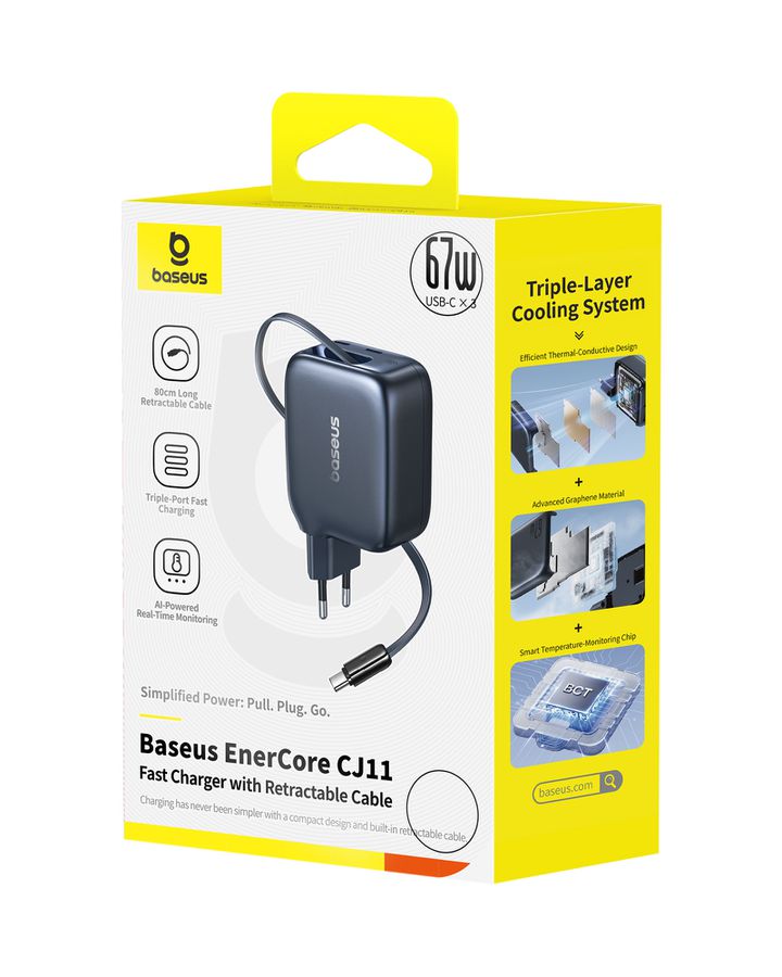 Baseus EnerCore Fastcharg.67W Retr.Cab.