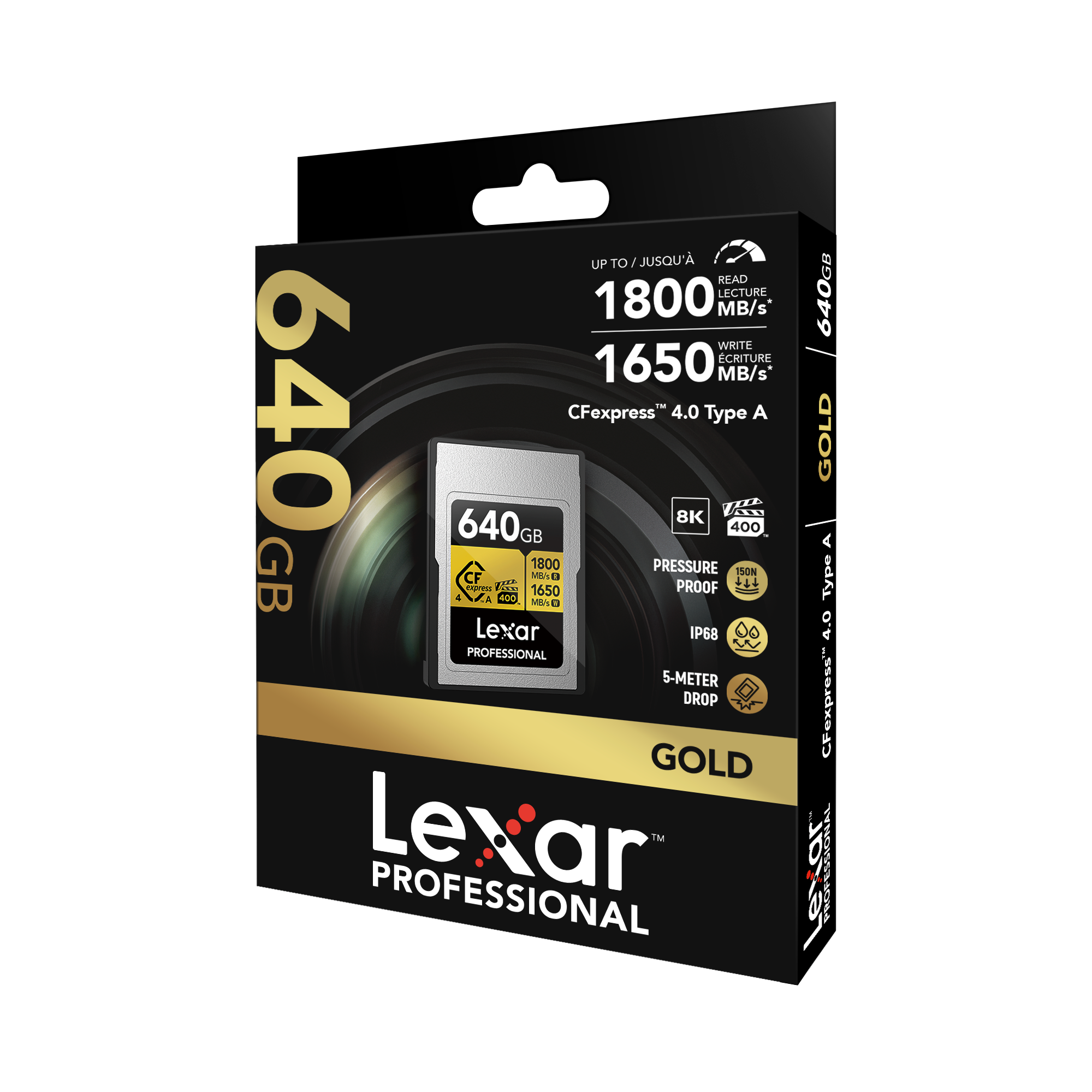 Lexar 1800MB/s CFexpress4.0 A 640GB Gold