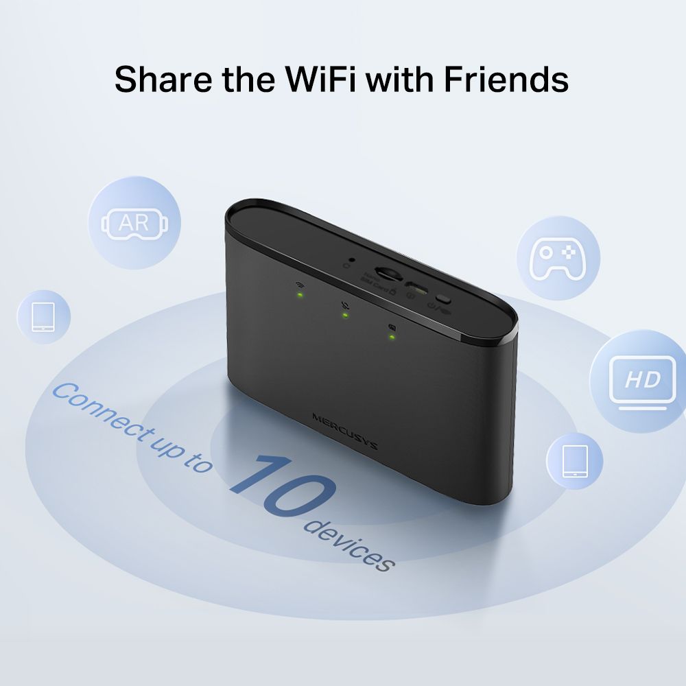 Mercusys 150Mbps 4G LTE Mobile Wi-Fi