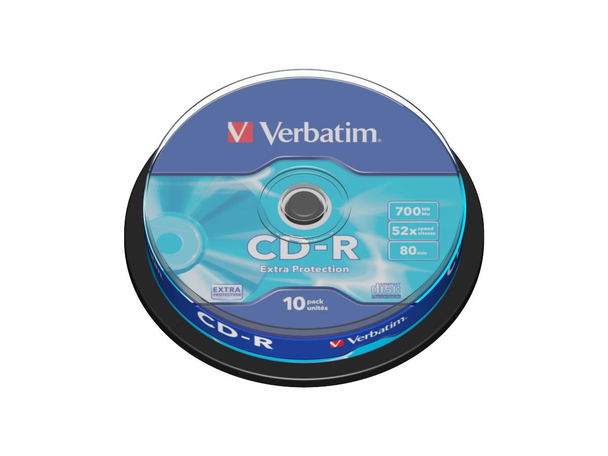 Verbatim CD-R Spindle 700MB 52x 10 Pack