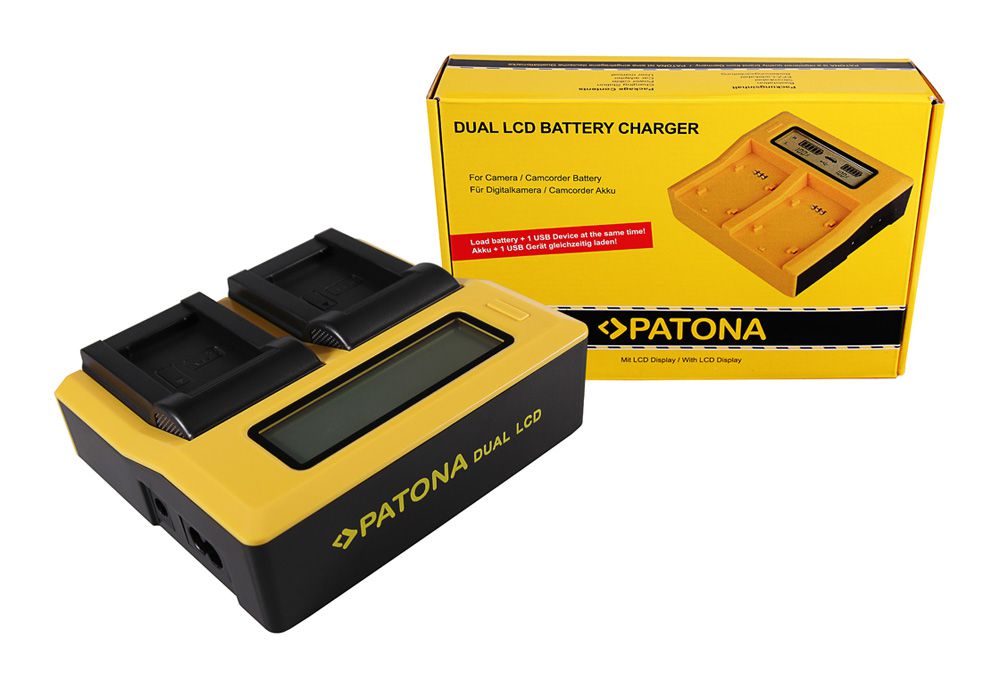 Patona Chargeur Dual LCD Sony NP-BX1