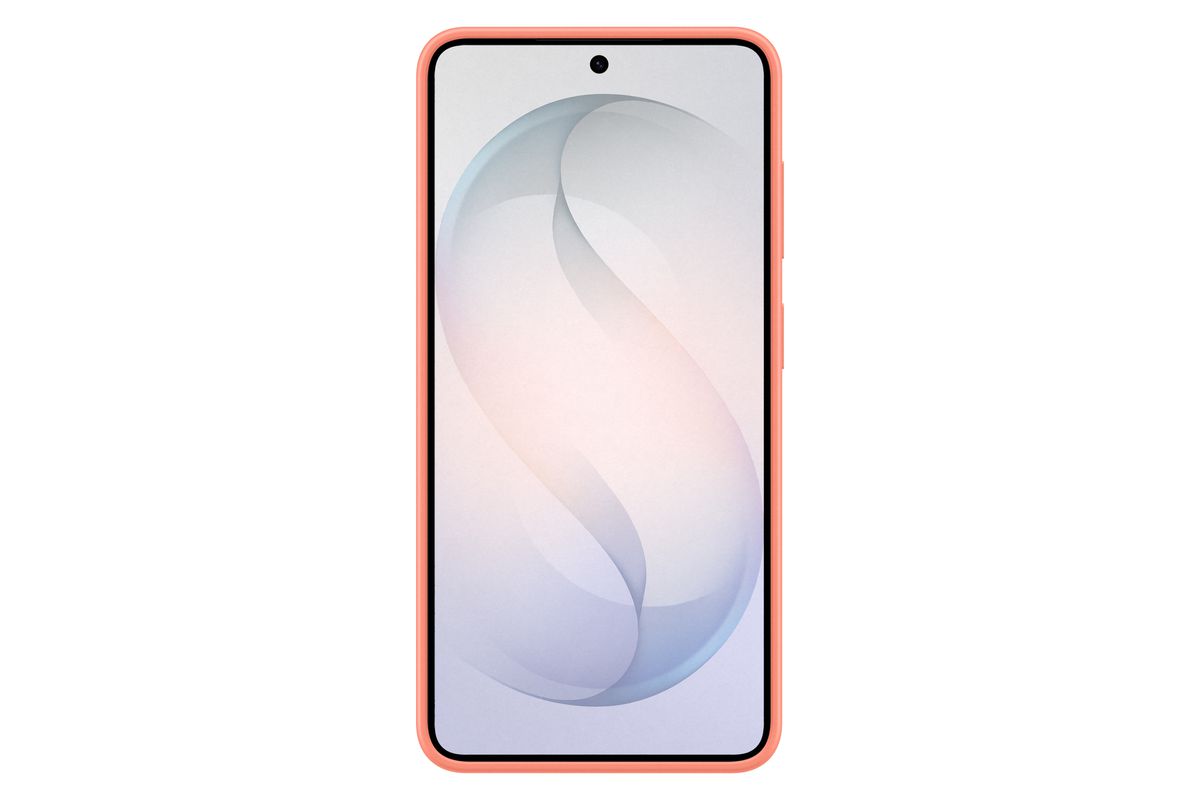 Samsung S26 Silicone Magnet Cas Coralred