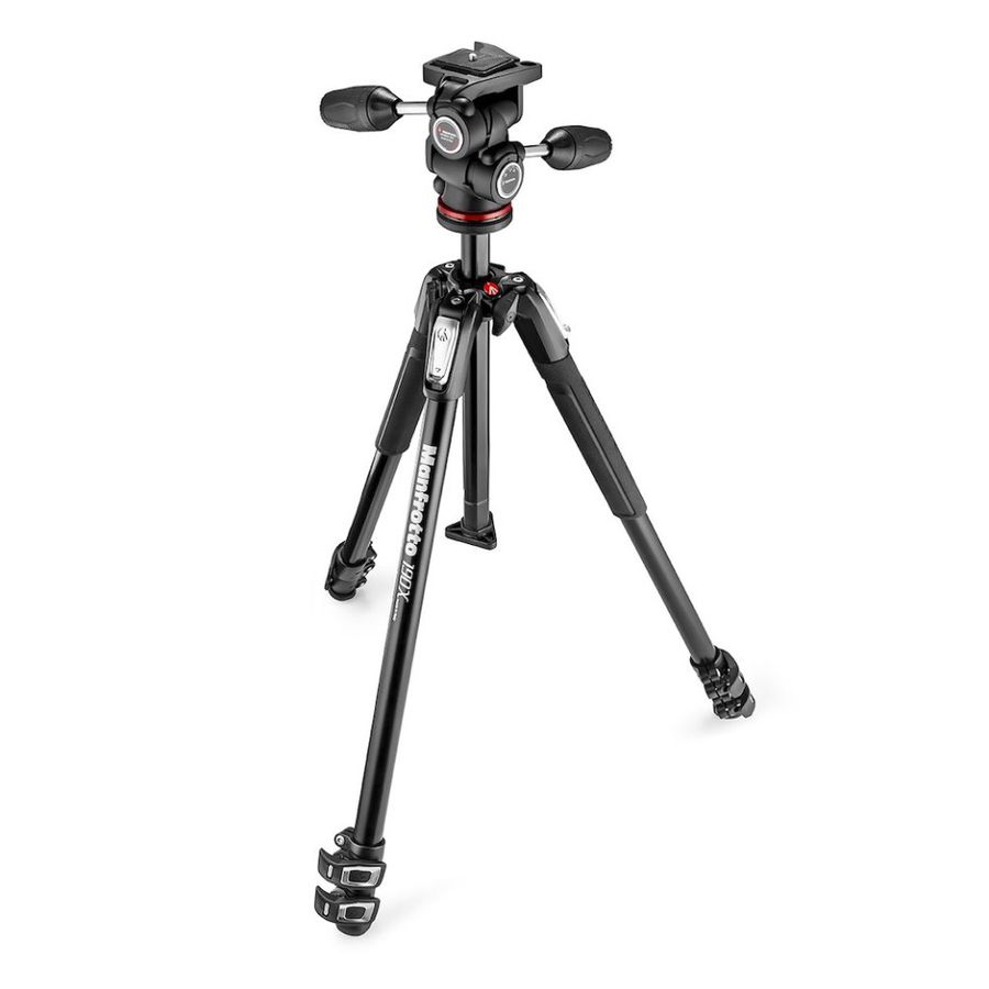 Manfrotto 190X Alu Tripod w/3W Head