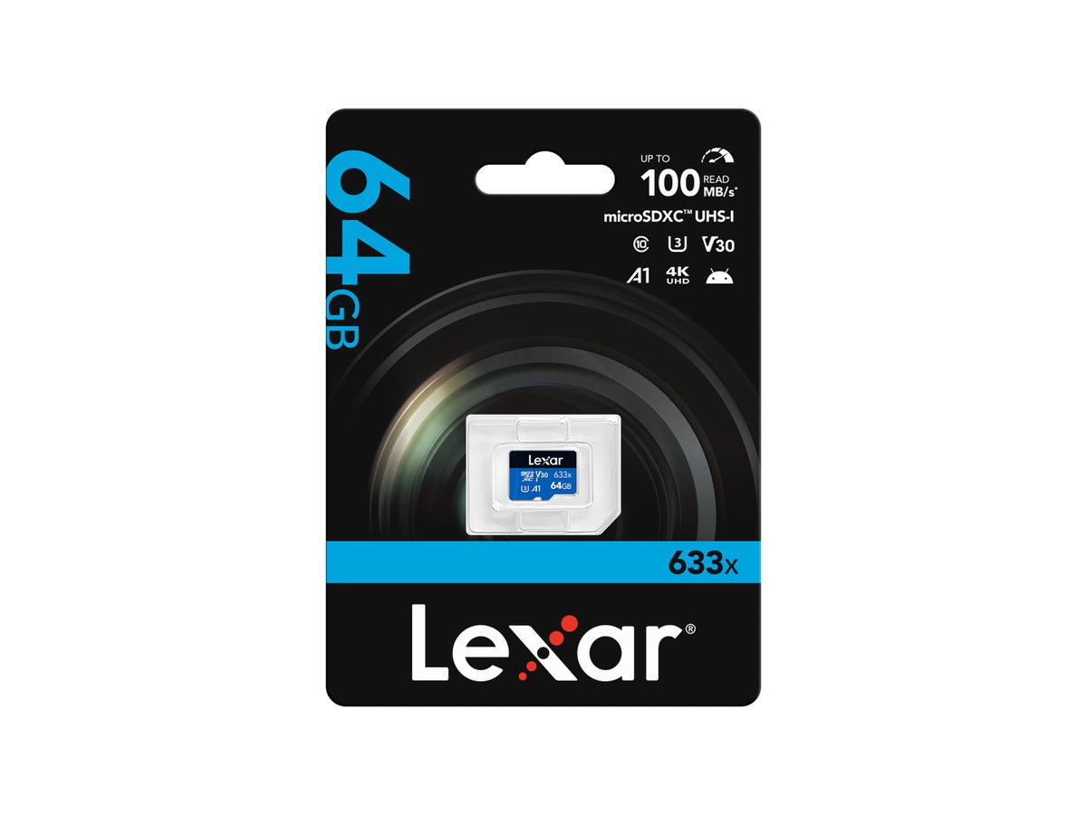 Lexar micro SDXC 100MB/s 64GB Blue o.A