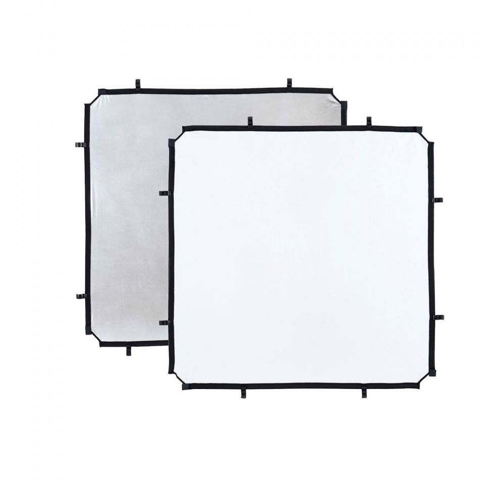 Manfrotto SkyRapid Fab 1.1x1.1m Silv/Whi