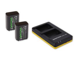 Patona NP-FW50 Set Chargeur + 2 Batterie