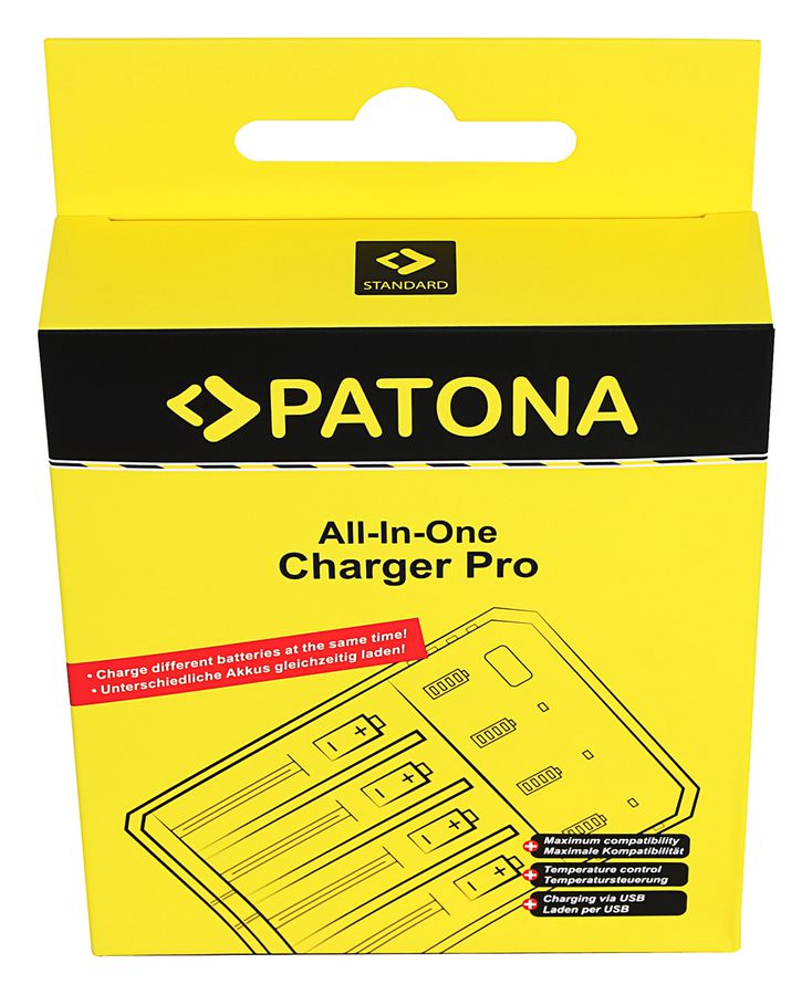 Patona USB Ladegerät Rundzellen
