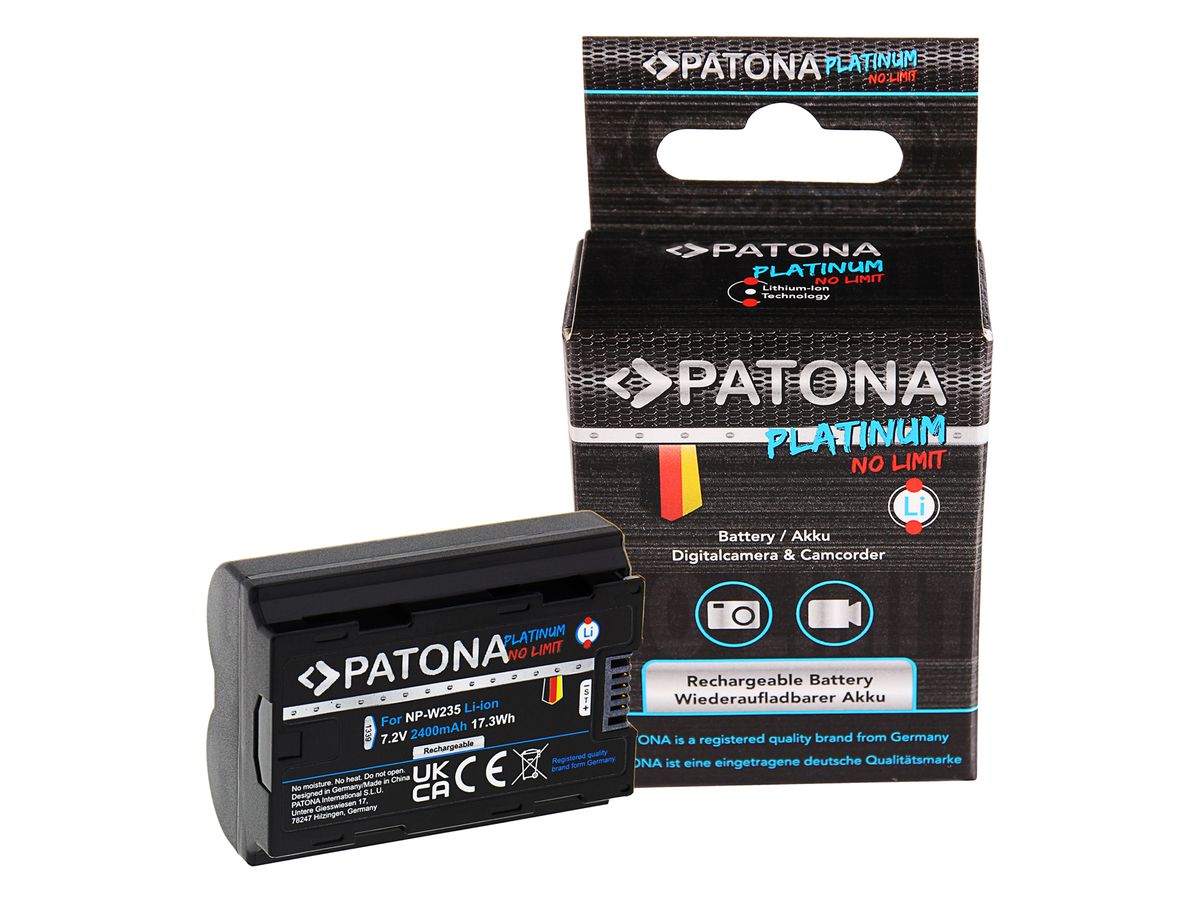 Patona Platinum Batterie Fuji NP-W235