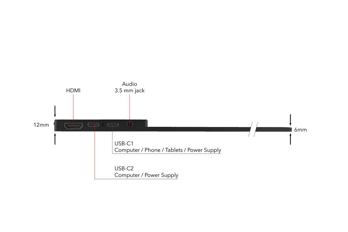 Verbatim Port. Touchscreen Monitor 14"
