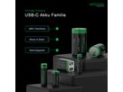 Patona Premium Akku 2x 9V 6LR61 USB-C