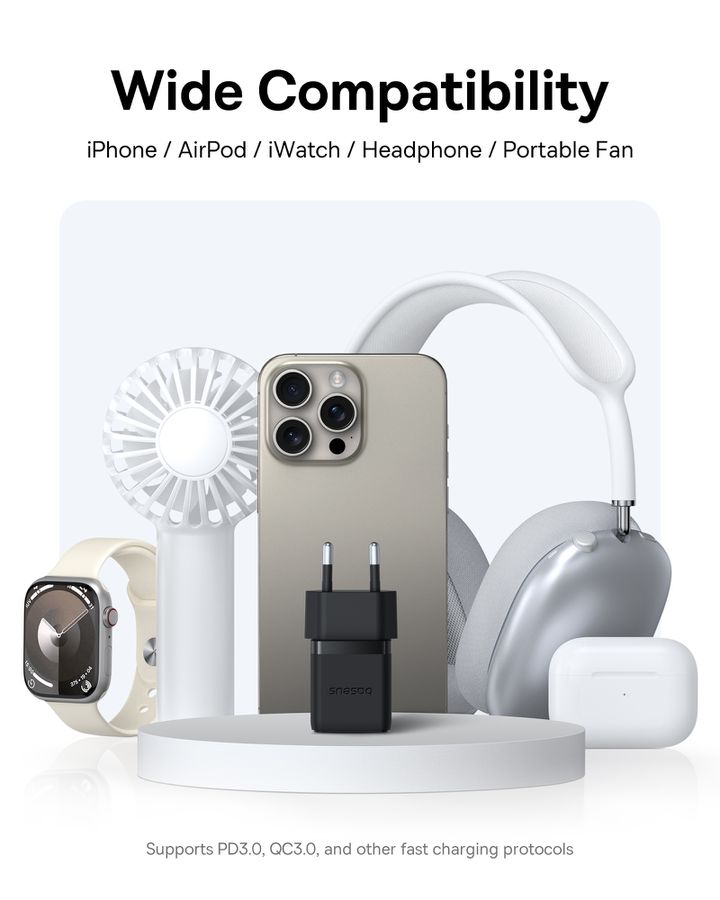 Baseus Palm Fastcharger C+U 30W Bl.