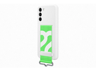 Samsung S22+ Silicone Cover with Strap White