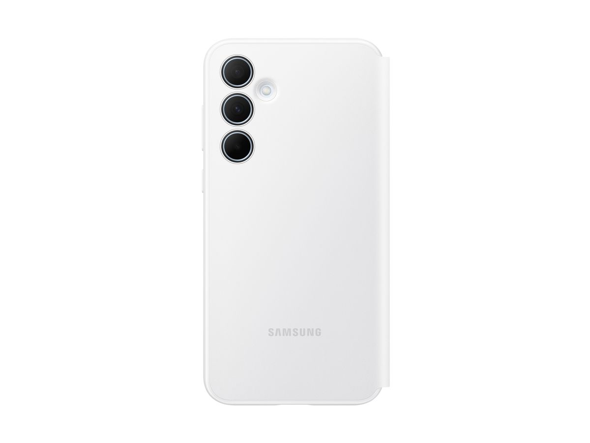 Samsung A35 Smart View Wallet Case White