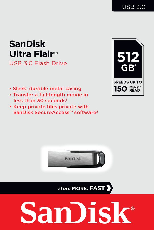 Sandisk Ultra USB 3.0 Flair 512GB