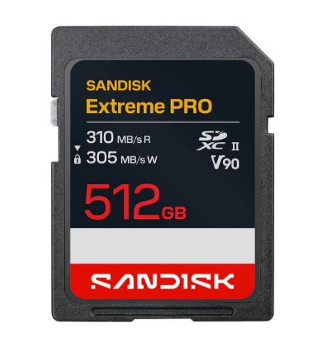 SANDISK Extreme PRO 310MB/s 512GB