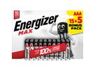 Energizer Max AAA Promo 15+5