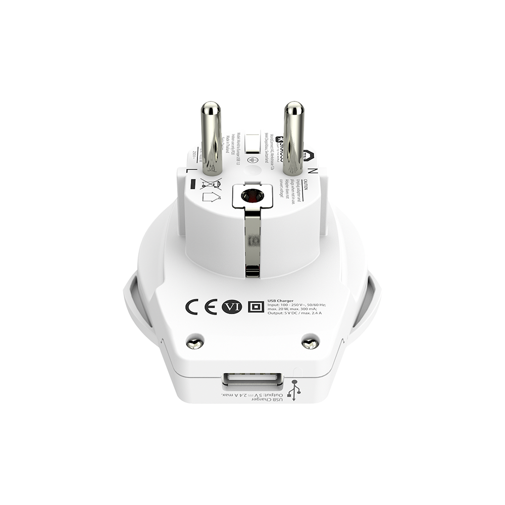 Skross World to Europe USB