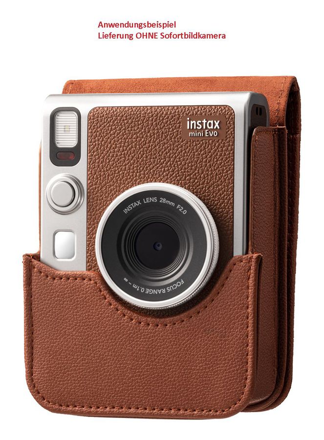 Fujifilm Instax Mini Evo Case Brown
