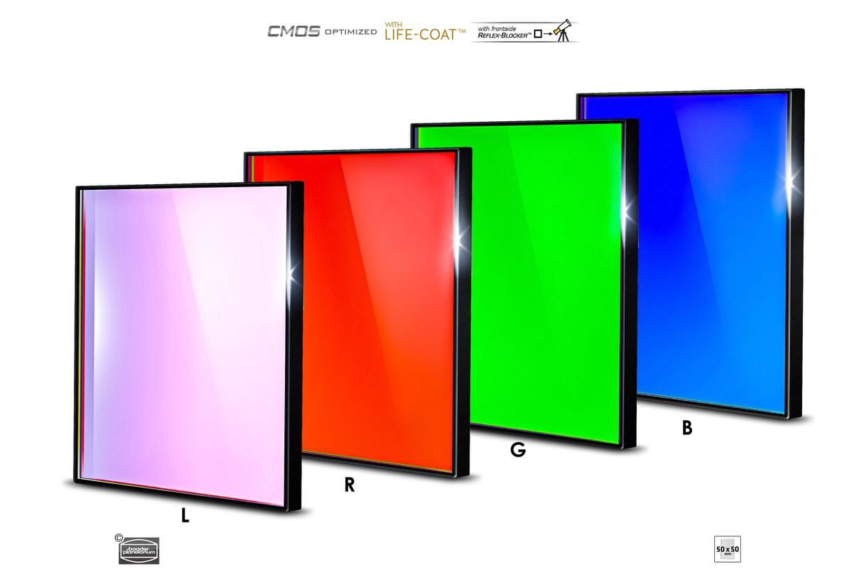 Baader LRGB 50x50mm Filtersatz