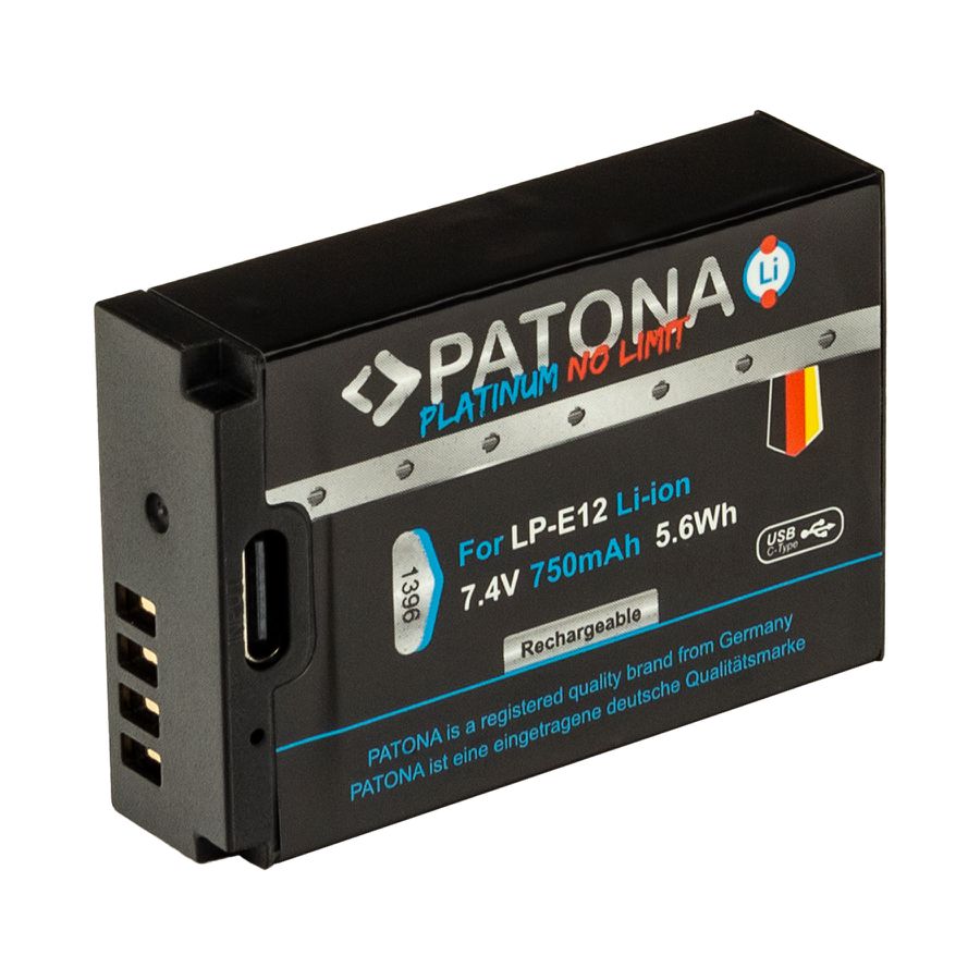 Patona Platinum USB-C Canon LP-E12