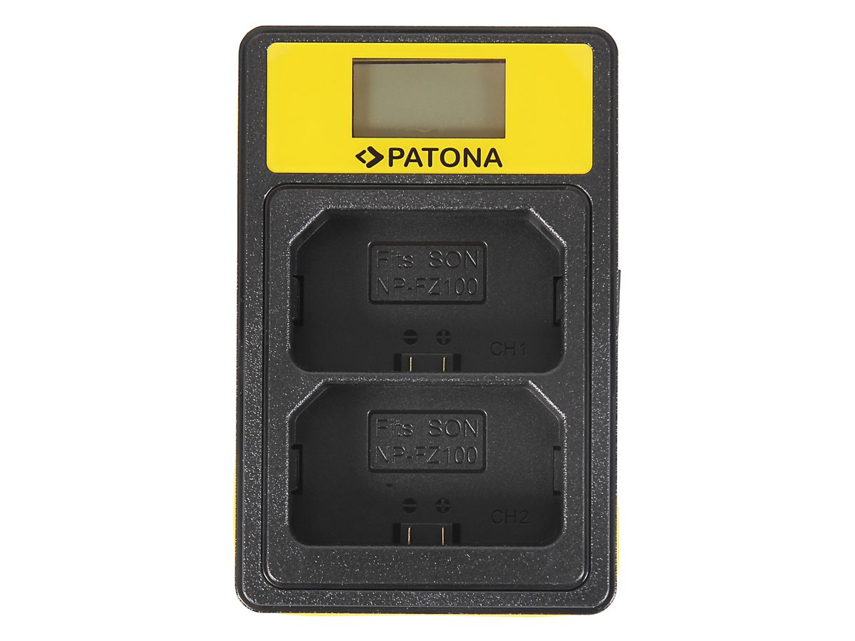 Patona Smart Dual LCD USB NP-FZ100