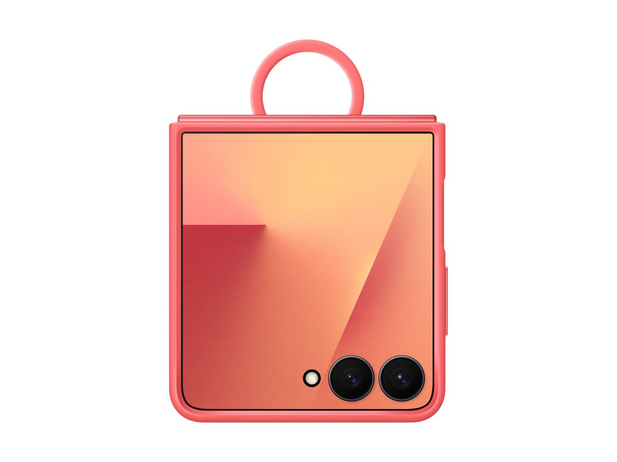 Samsung Flip 7 Ring Case Red