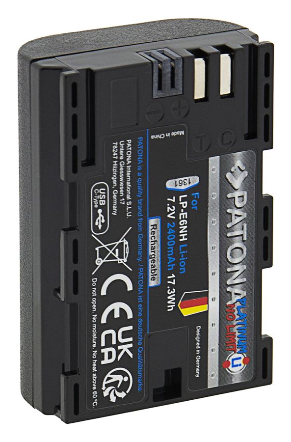 Patona Platinum Canon LP-E6NH USB-C Inp.
