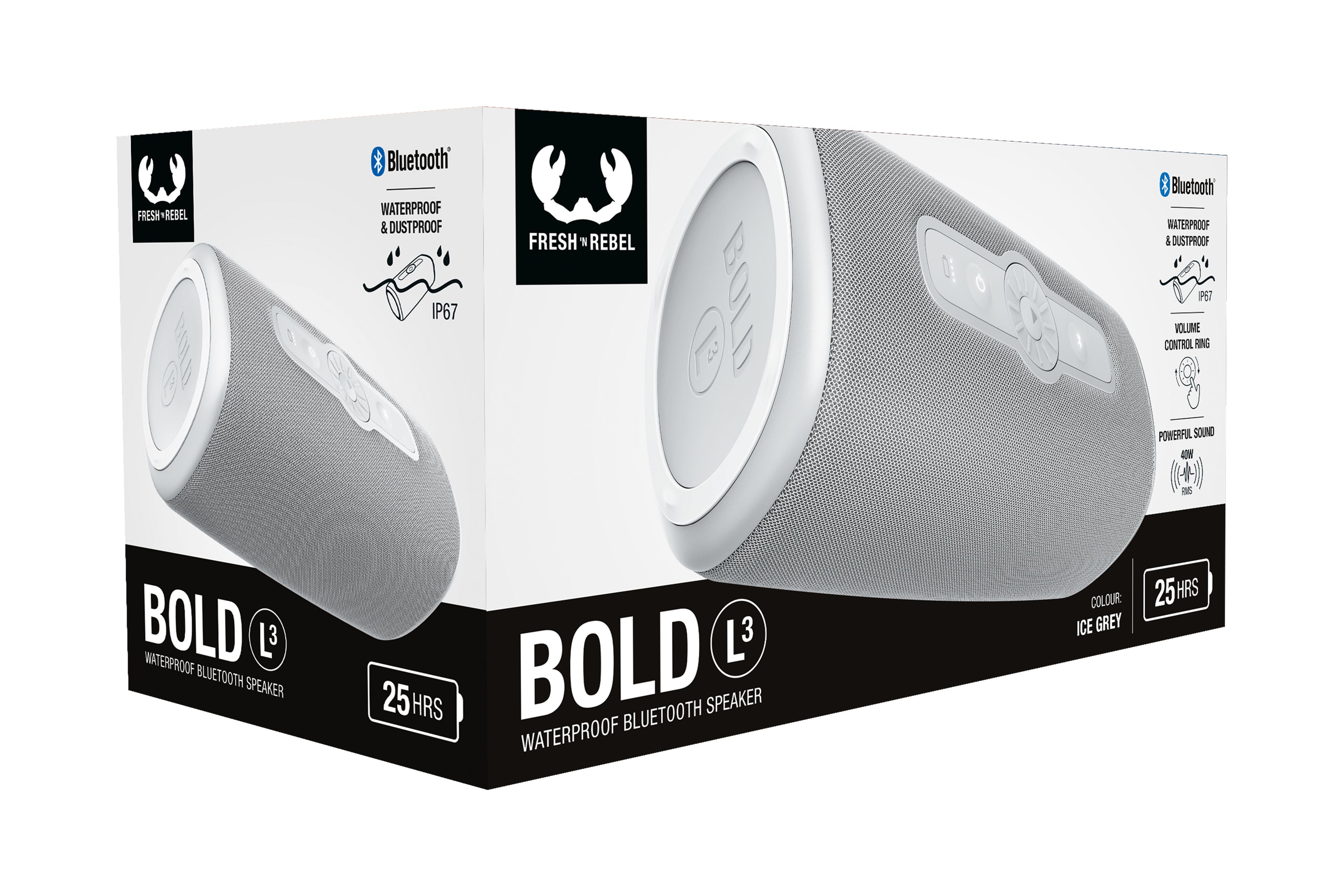 Fresh 'n Rebel BOLD L3 Ice Grey