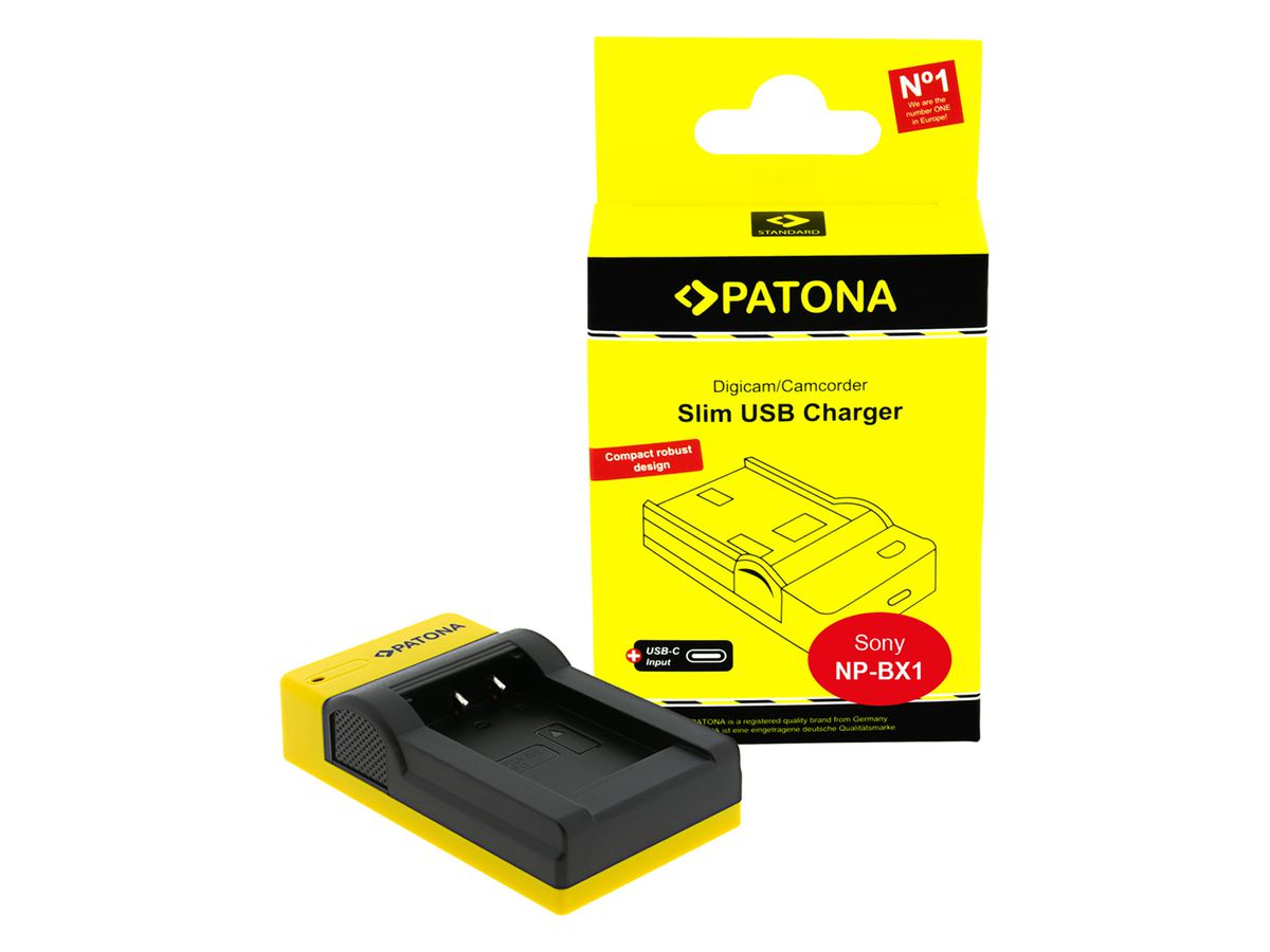 Patona Slim USB-C Ladegerät NP-BX1