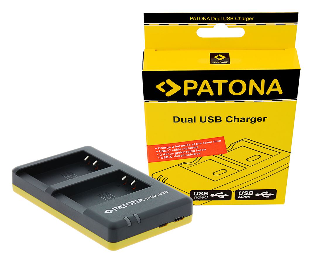 Patona Chargeur Dual USB Canon LP-E17