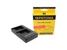 Patona Ladegerät Dual USB Ricoh DB-120