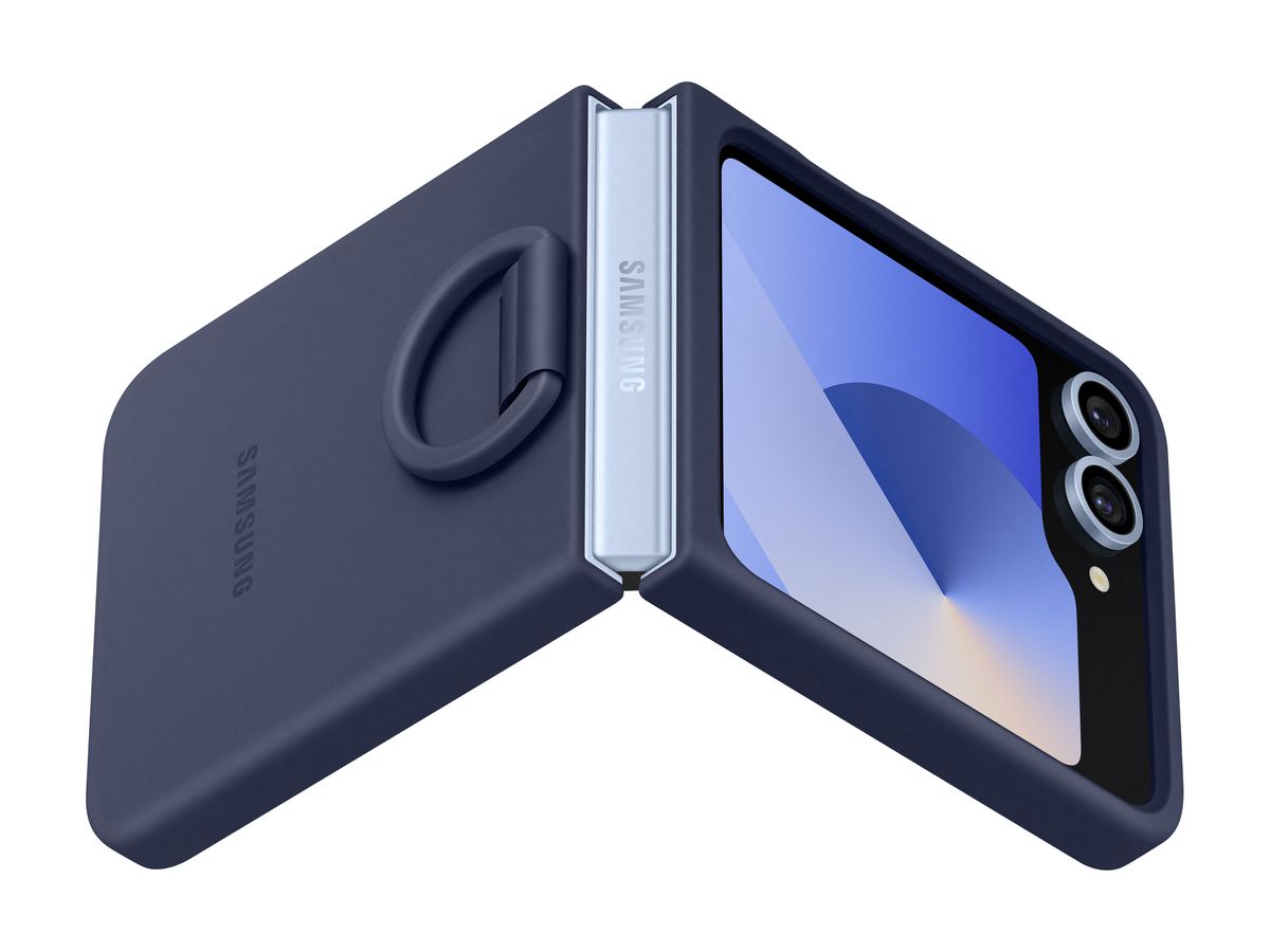 Samsung Flip 6 Silicone Case Navy