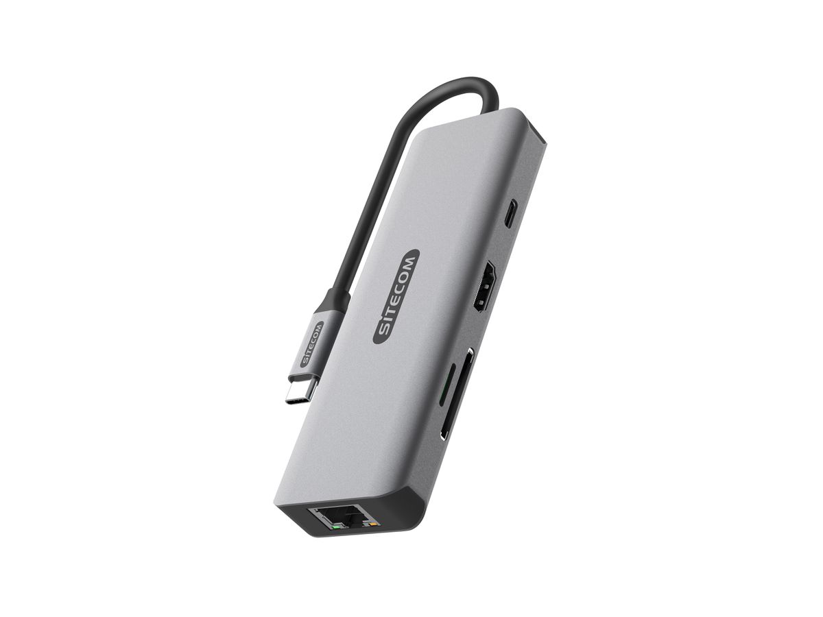 Sitecom 8 in 1 USB-C Multiport Adapter