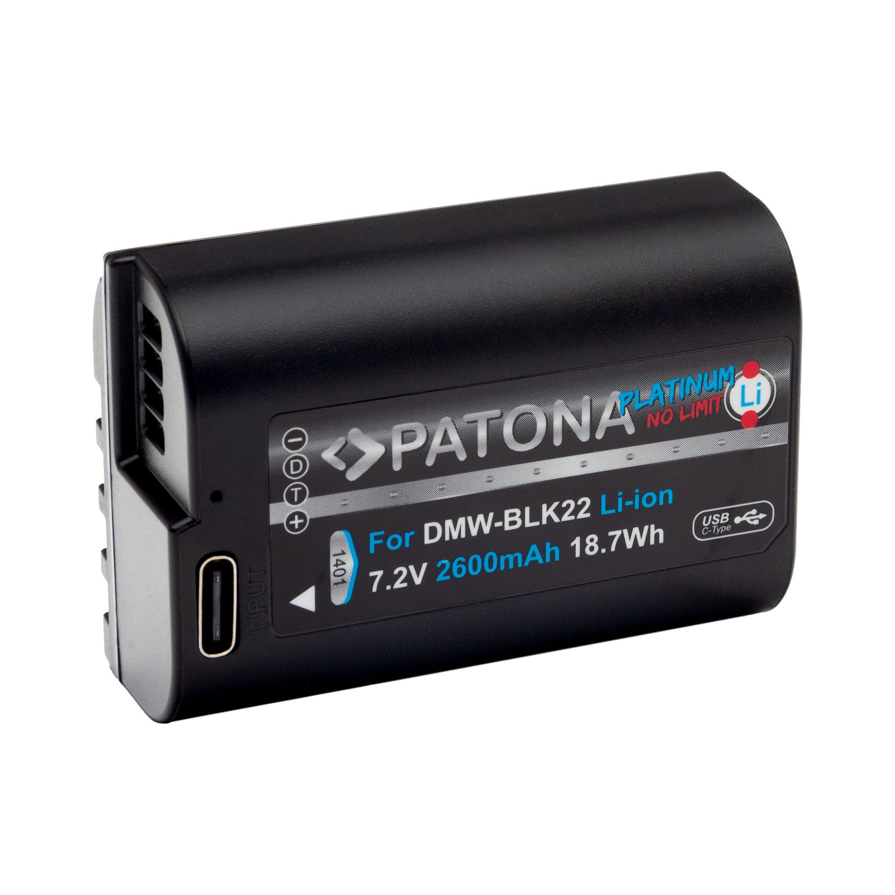 Patona Platinum USB-C Panasonic BLK22