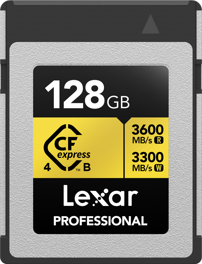 Lexar 3600MB/s CFexpress 4.0 128GB Gold
