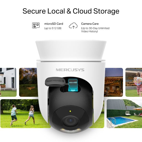Mercusys 2K Outdoor Security Wi-Fi Camer