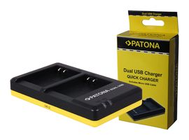 Patona Chargeur Dual USB Olympus Li-90