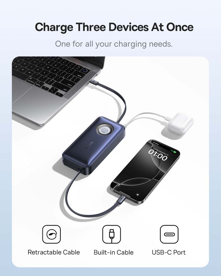 Baseus EnerCore PB 20KmAh 100W Retr.Cab.