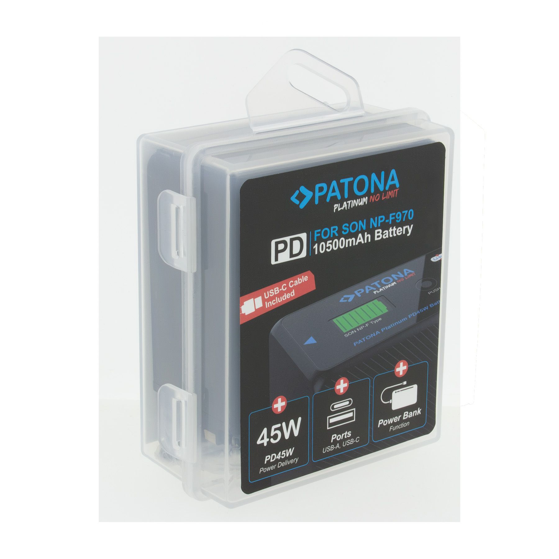 Patona Platinum USB-C Sony NP-F970 PD45W