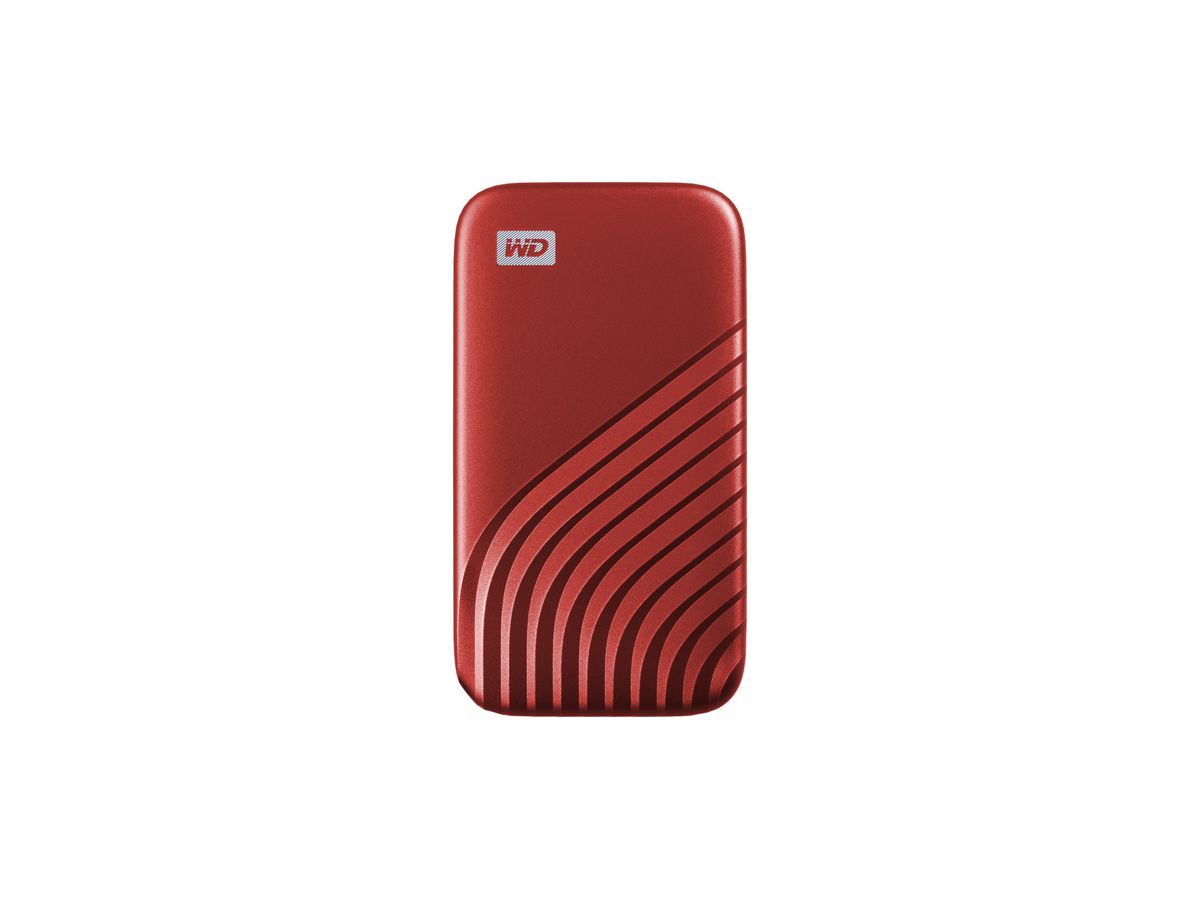 WD My Passport SSD 1TB red