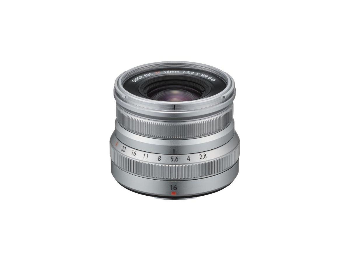 Fujinon XF 16mm F2.8 R WR Silver Swiss G