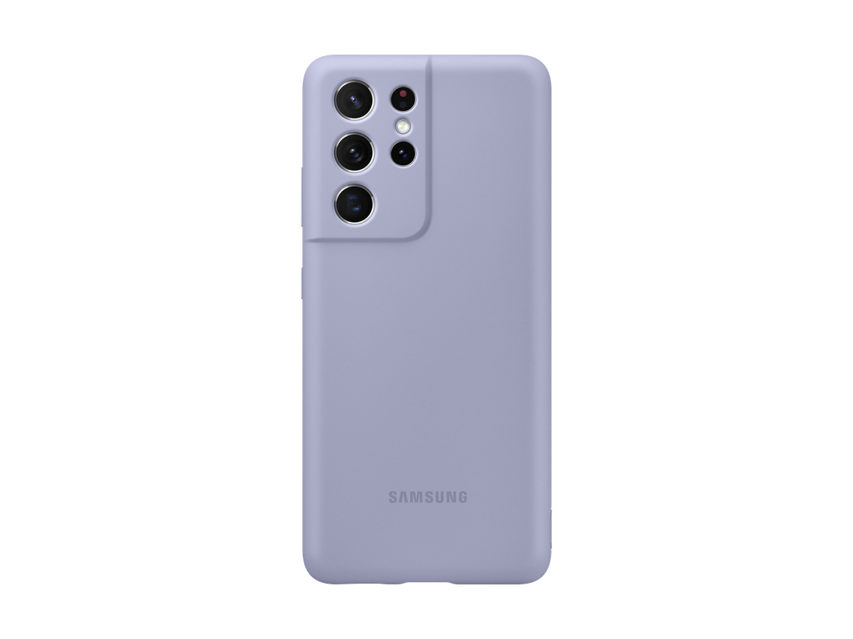 Samsung Silicone Cover S21 Ultra violet