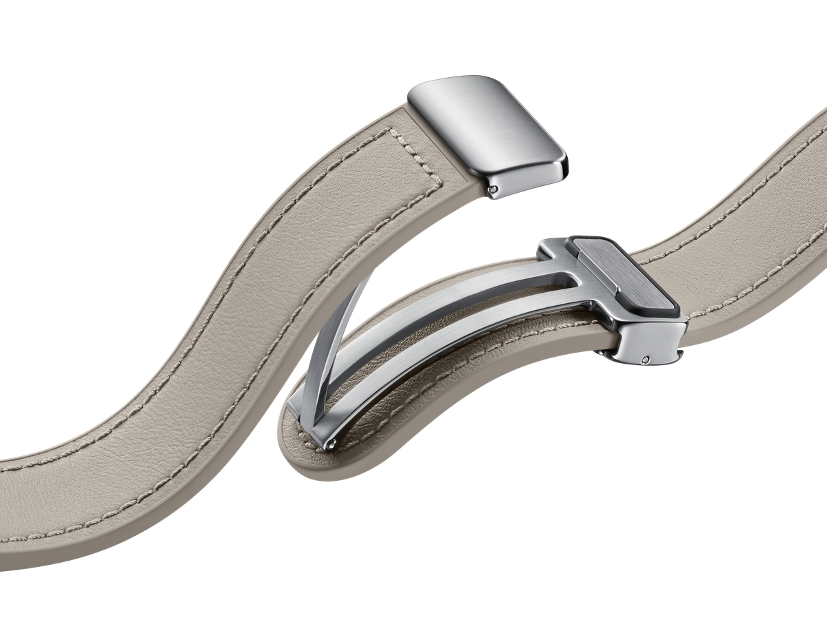 Samsung D-Buckle Hybrid Eco-Leather M/L Watch6|5|4 Etoupe