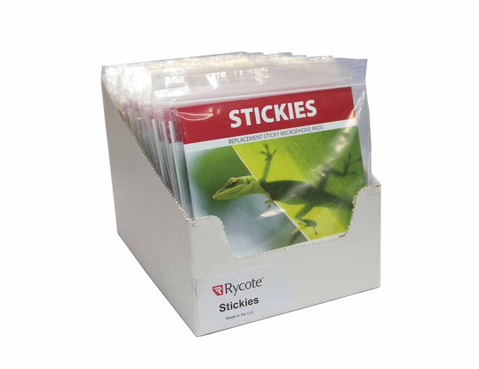 Rycote Stickie Pack, 30 Uses - Box of 25