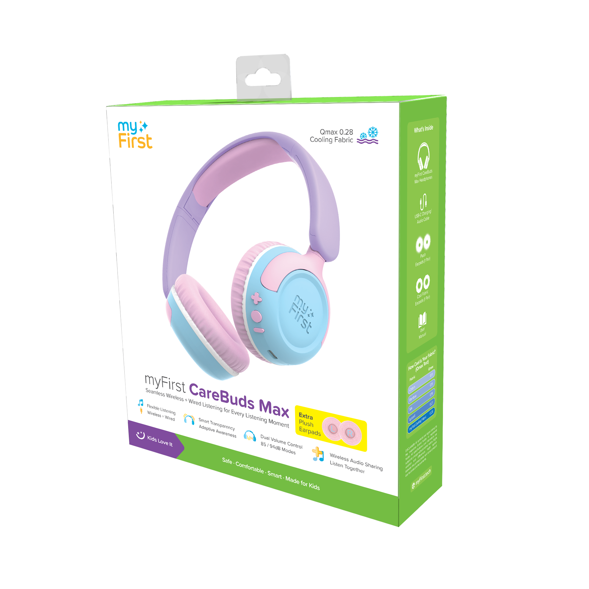 myFirst CareBuds Max Cotton Candy Mix