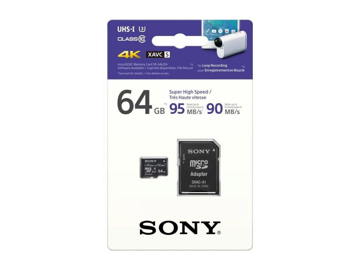 Sony MicroSDXC 64GB UHS-I/U3 - 95MB/s