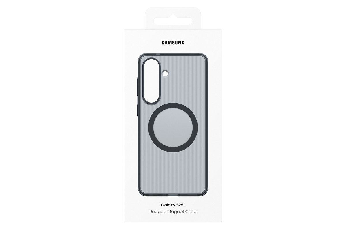 Samsung S26+ Rugged Magnet Case Black