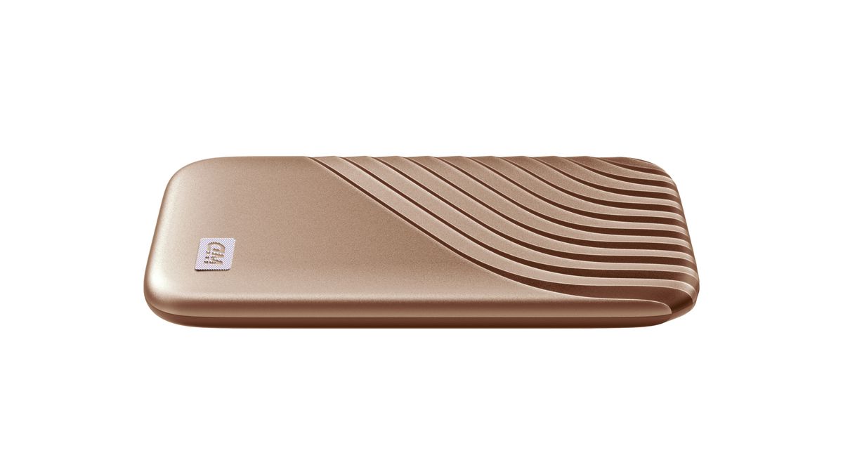 WD My Passport SSD 2TB gold