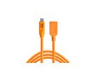 TetherPro USB-C to USB F Adp Ext 4.6m O