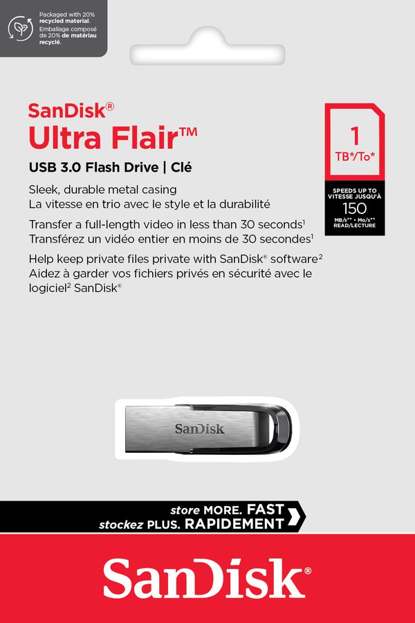 SanDisk Ultra USB 3.0 Flair 1TB